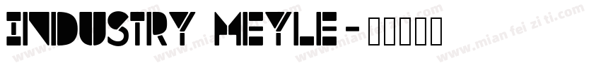 industry meyle字体转换